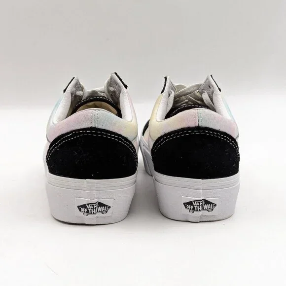 VANS Unisex Old Skool Pastel Clouds Stacked Black Sneakers size M7.5 W9 - Picture 5 of 11
